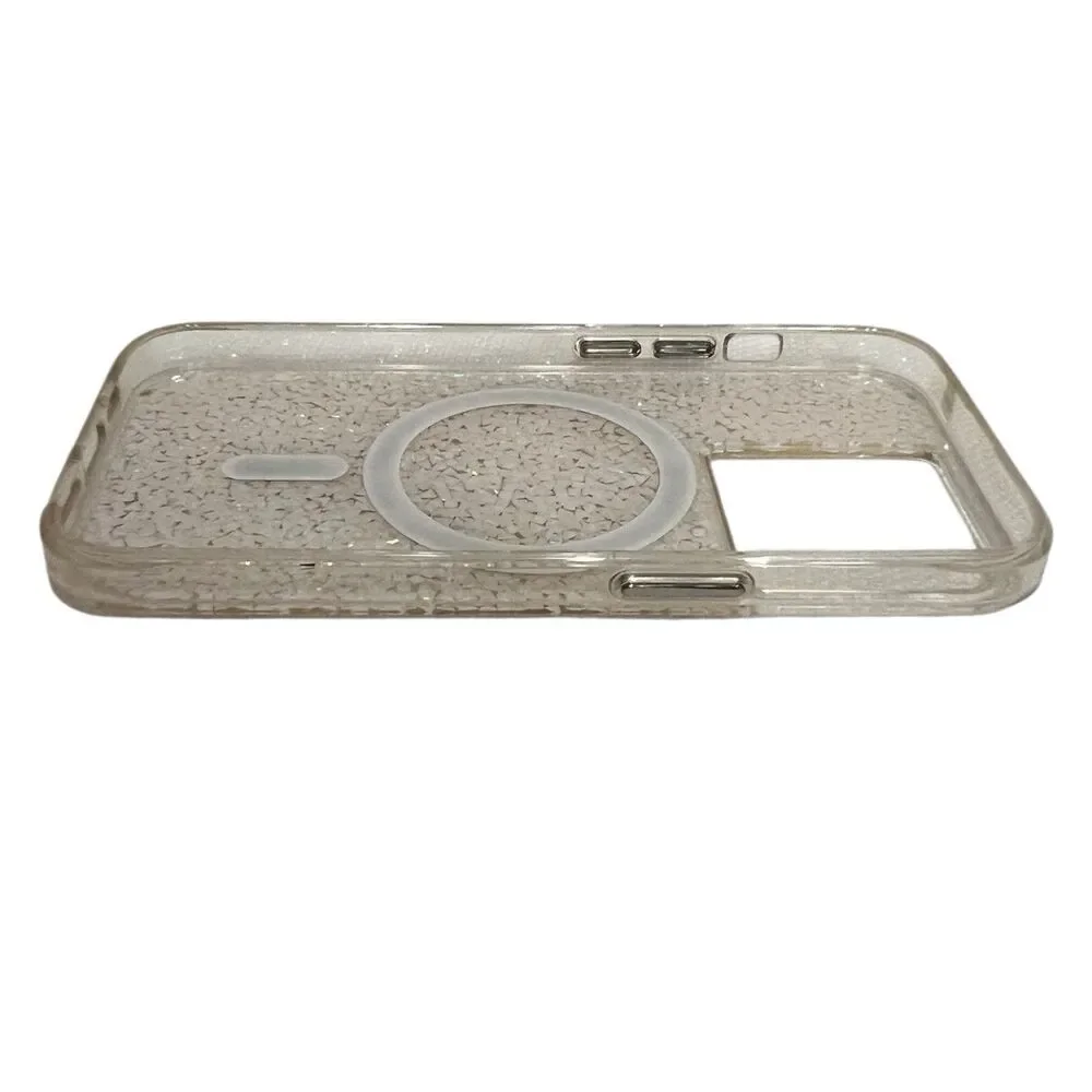 iPhone 14 Pro Max Case Mate Glitter MagSafe Clear Sparkle Y2K Style Cover Case